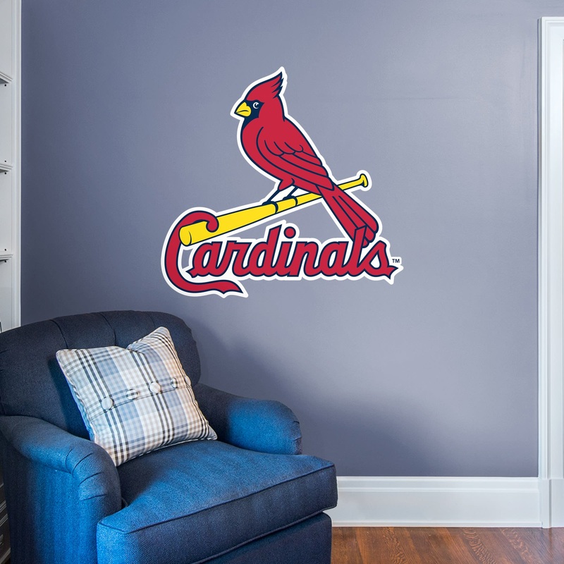 St. Louis Cardinals – RealBig Logo Collection – Official MLB – Reusable Vinyl Wall Decals