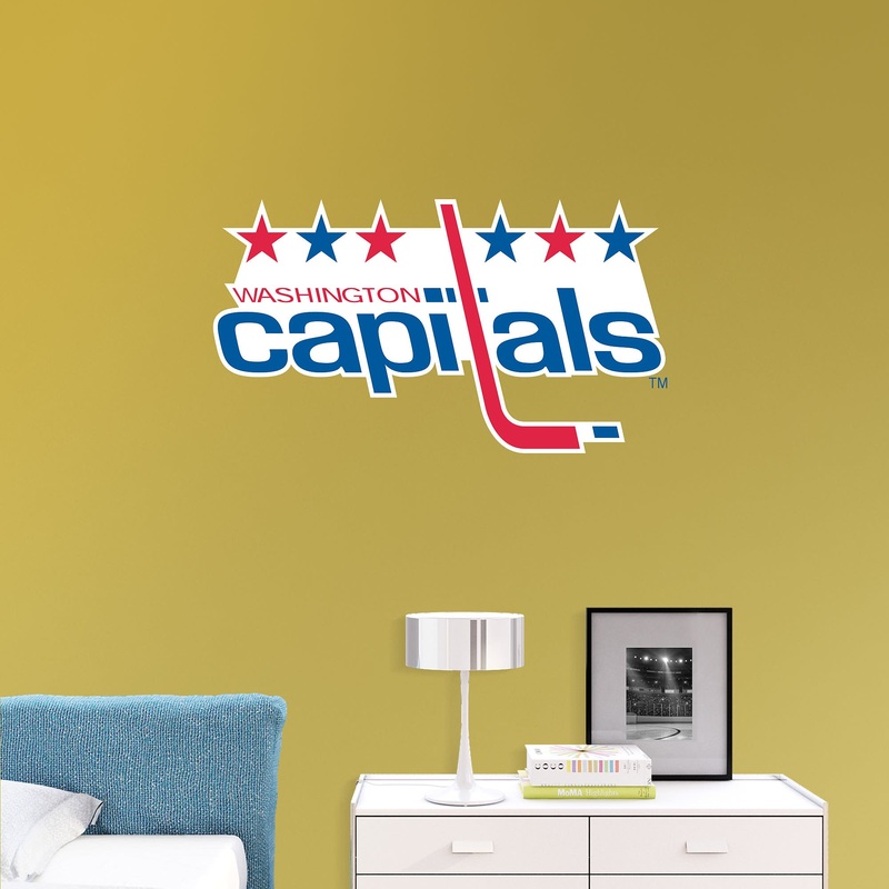 Washington Capitals – RealBig Vintage Logo Collection – Official NHL – Reusable Vinyl Wall Decals