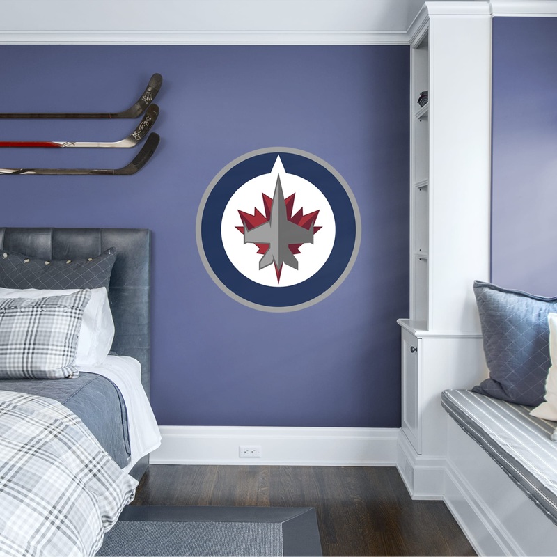 Winnipeg Jets – RealBig Logo Collection – Official NHL – Reusable Vinyl Wall Decals