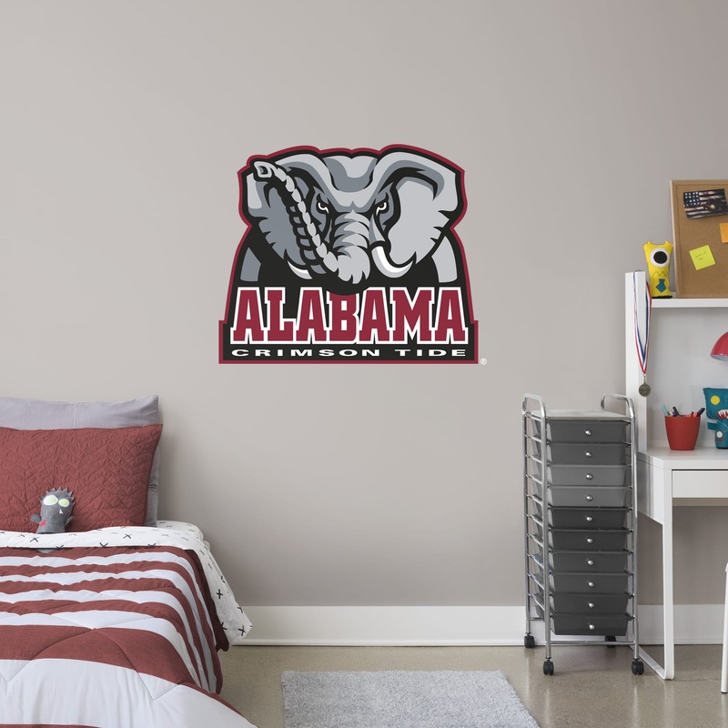 Alabama Crimson Tide – RealBig Logo Collection – Official NCAA – Reusable Vinyl Wall Decals