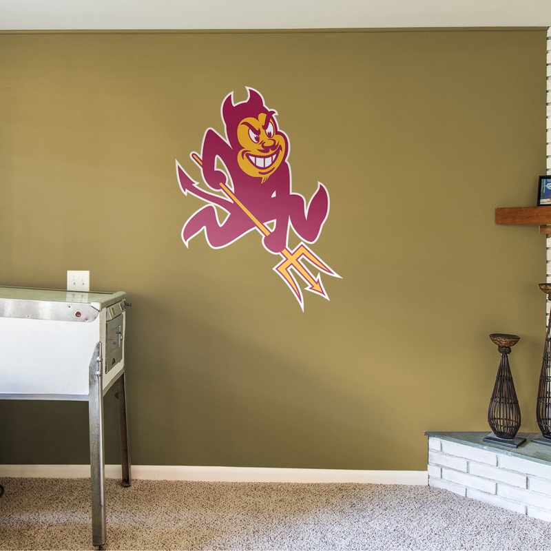 Arizona State Sun Devils – RealBig Logo Collection – Official NCAA – Reusable Vinyl Wall Decals