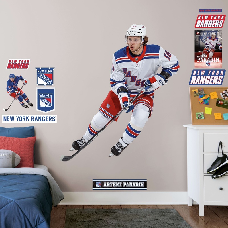 Artemi Panarin – RealBig Collection – Official NHL – New York Rangers – Reusable Vinyl Wall Decals #1