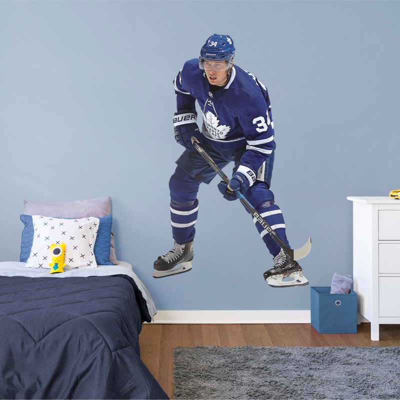 Auston Matthews – RealBig Collection – Official NHL – Toronto Maple Leafs – Reusable Vinyl Wall Decals #3