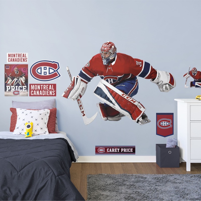 Carey Price – RealBig Collection – Official NHL – Montreal Canadiens – Reusable Vinyl Wall Decals #3