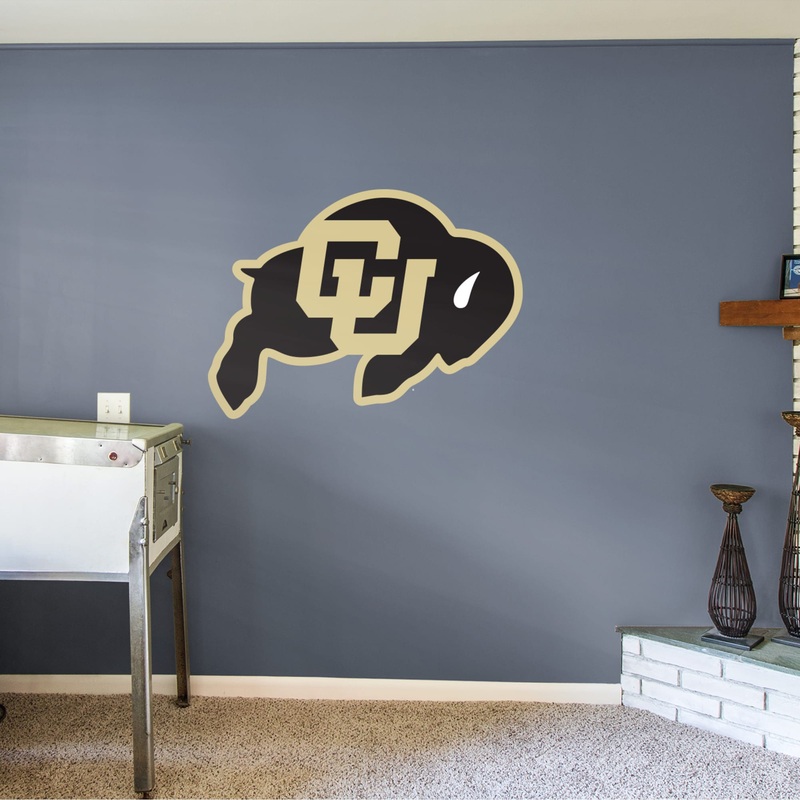 Colorado Buffaloes – RealBig Logo Collection – Official NCAA – Reusable Vinyl Wall Decals