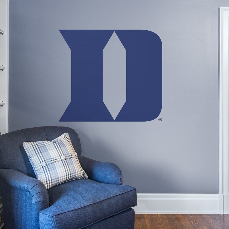 Duke Blue Devils – RealBig Iron D Logo Collection – Official NCAA – Reusable Vinyl Wall Decals