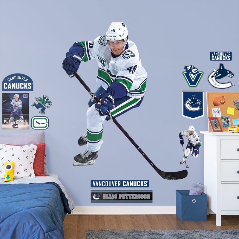 Elias Pettersson – RealBig Collection – Official NHL – Vancouver Canucks – Reusable Vinyl Wall Decals #1