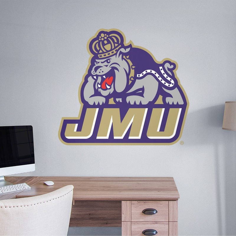 James Madison Dukes – RealBig Logo Collection – Official NCAA – Reusable Vinyl Wall Decals