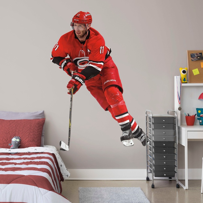 Jordan Staal – RealBig Collection – Official NHL – Carolina Hurricanes – Reusable Vinyl Wall Decals