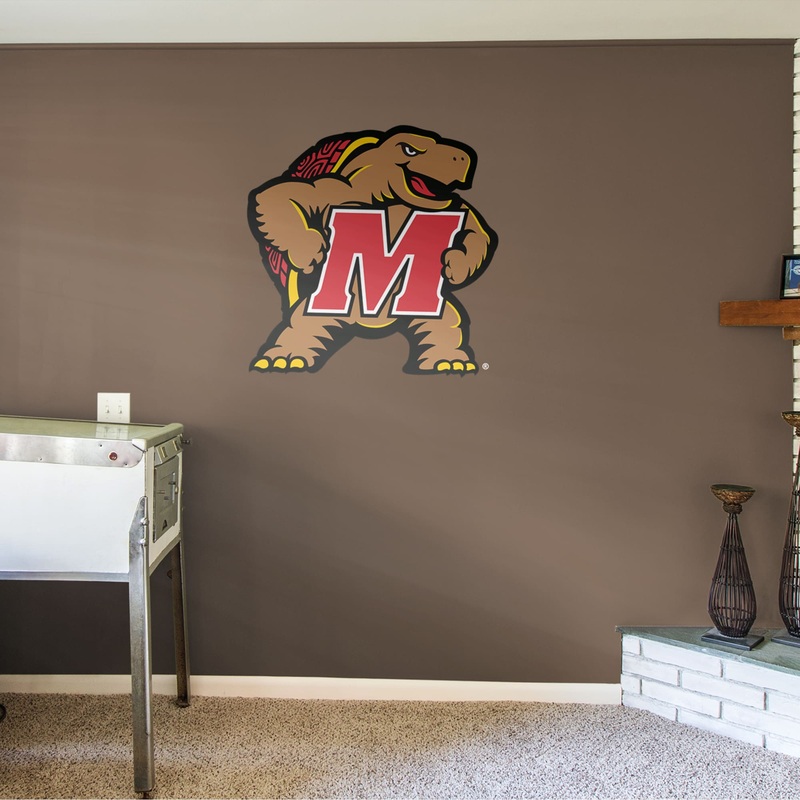 Maryland Terrapins – RealBig Logo Collection – Official NCAA – Reusable Vinyl Wall Decals