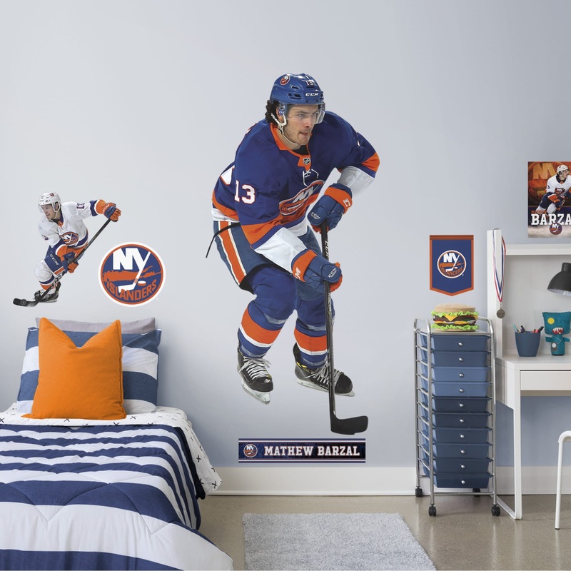 Mathew Barzal – RealBig Collection – Official NHL – New York Islanders – Reusable Vinyl Wall Decals #1