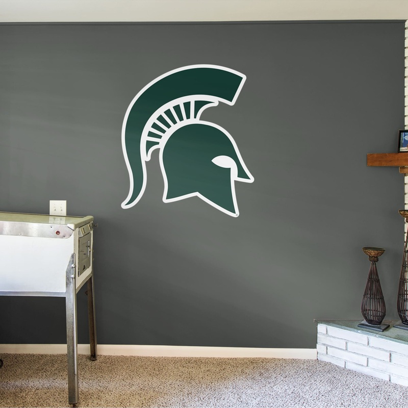 Michigan State Spartans – RealBig Logo Collection – Official NCAA – Reusable Vinyl Wall Decals
