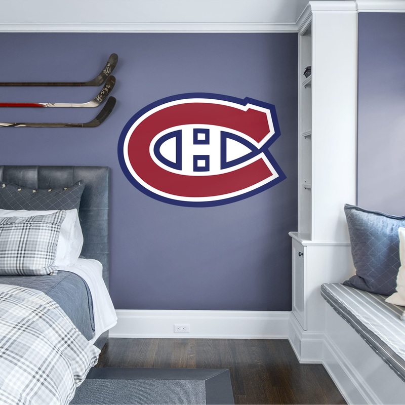 Montreal Canadiens – RealBig Logo Collection – Official NHL – Reusable Vinyl Wall Decals