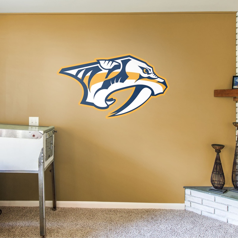 Nashville Predators – RealBig Logo Collection – Official NHL – Reusable Vinyl Wall Decals