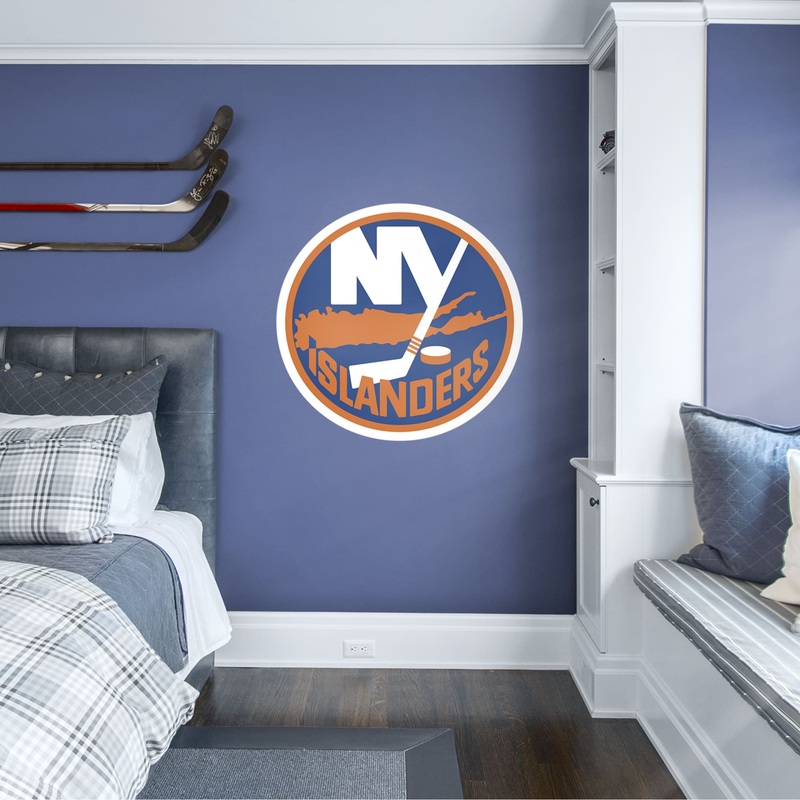 New York Islanders – RealBig Logo Collection – Official NHL – Reusable Vinyl Wall Decals