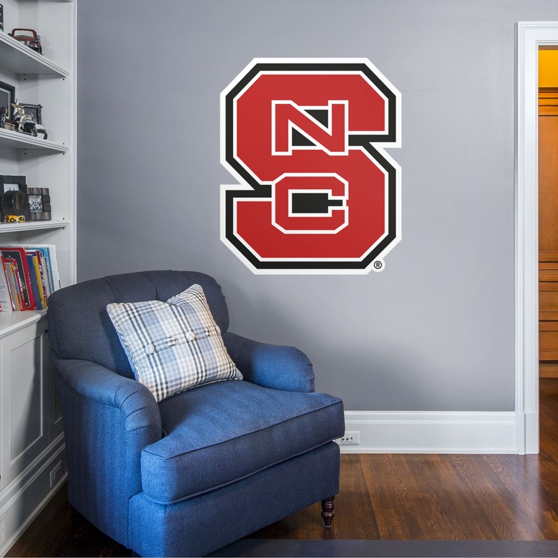 North Carolina State Wolfpack – RealBig Logo Collection – Official NCAA – Reusable Vinyl Wall Decals