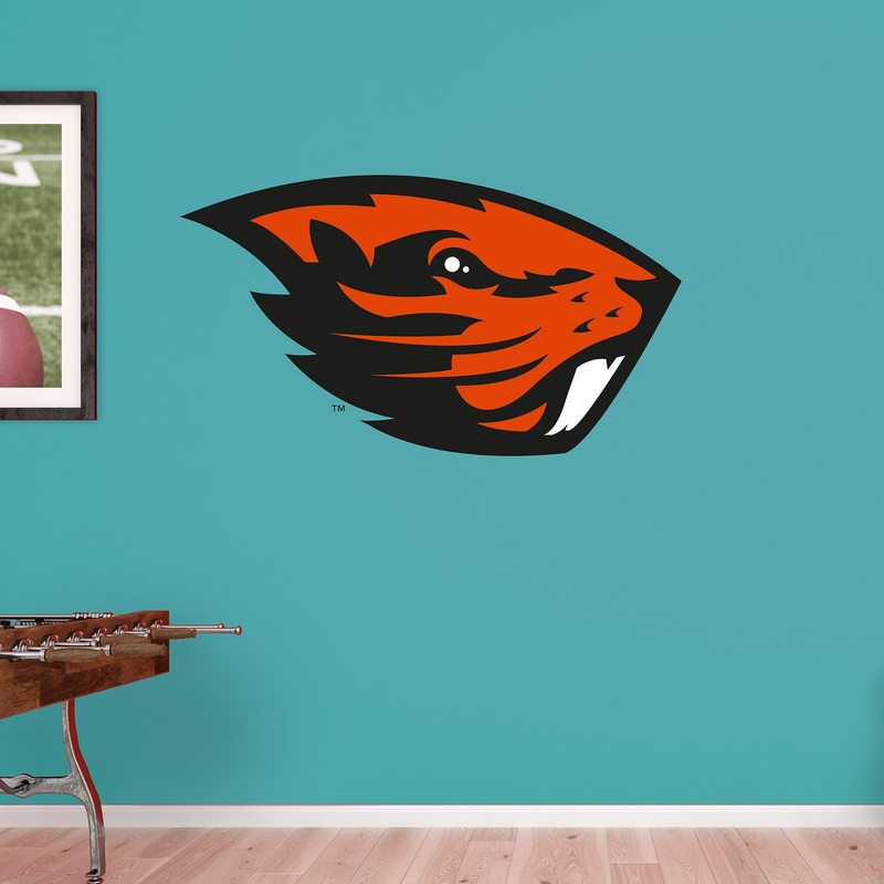Oregon State Beavers – RealBig Logo Collection – Official NCAA – Reusable Vinyl Wall Decals