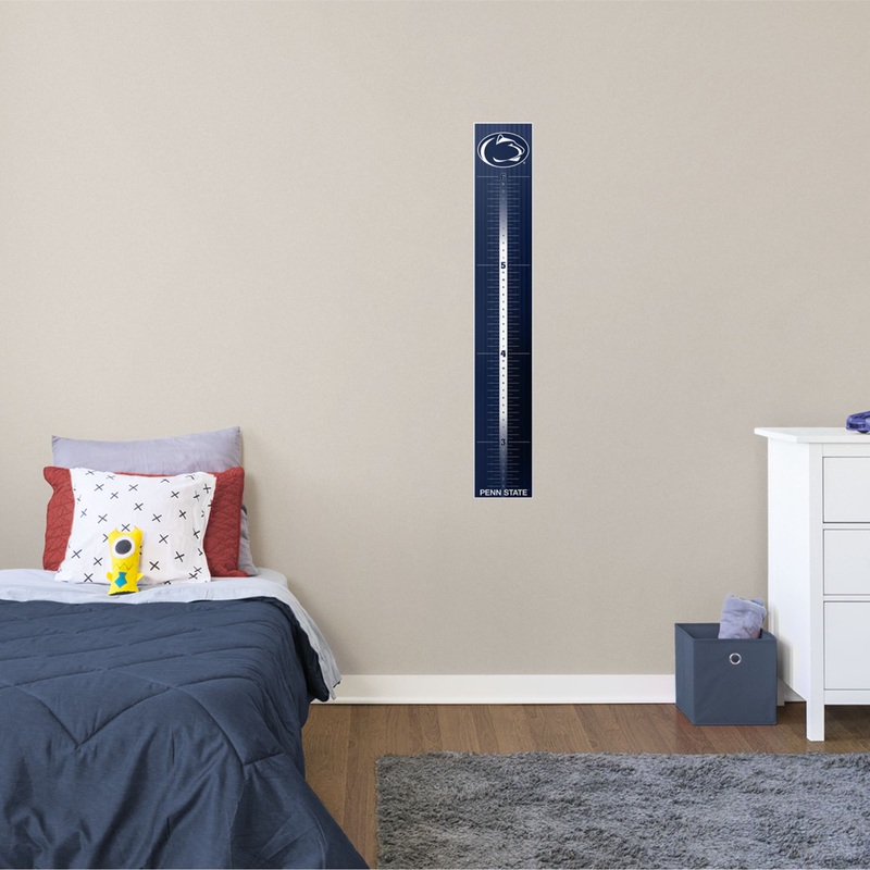 Penn State Nittany Lions Logo – Growth Chart – Official NCAA – Penn State Nittany Lions – Reusable Vinyl Wall Decal