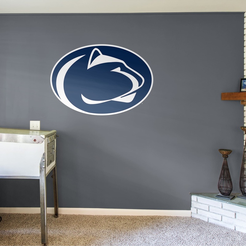 Penn State Nittany Lions – RealBig Logo Collection – Official NCAA – Reusable Vinyl Wall Decals