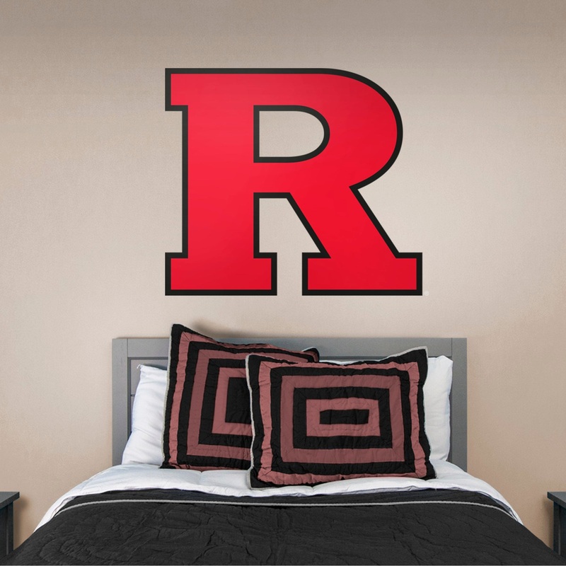 Rutgers Scarlet Knights – RealBig Logo Collection – Official NCAA – Reusable Vinyl Wall Decals