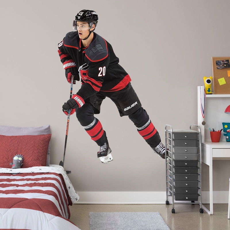 Sebastian Aho – RealBig Collection – Official NHL – Carolina Hurricanes – Reusable Vinyl Wall Decals #1