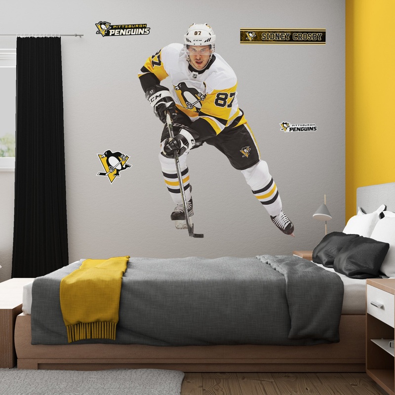 Sidney Crosby – RealBig Collection – Official NHL – Pittsburgh Penguins – Reusable Vinyl Wall Decals #3
