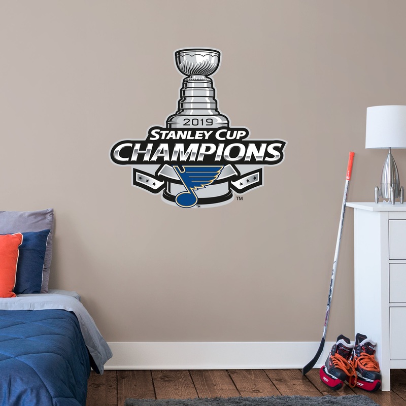 St. Louis Blues – RealBig 2019 Stanley Cup Champions Logo Collection – Official NHL – Reusable Vinyl Wall Decals #2