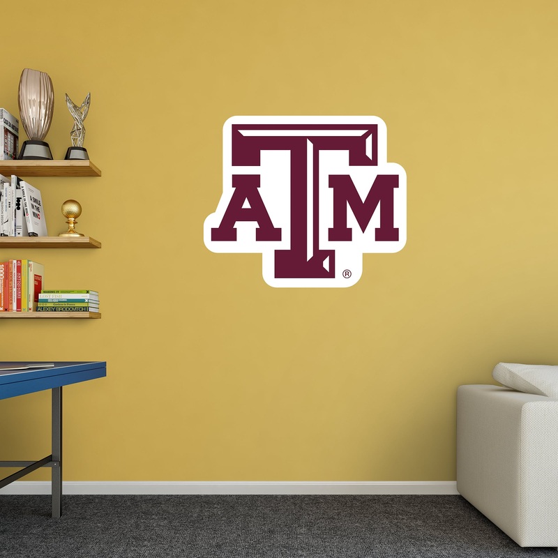 Texas A&M Aggies – RealBig Logo Collection – Official NCAA – Reusable Vinyl Wall Decals