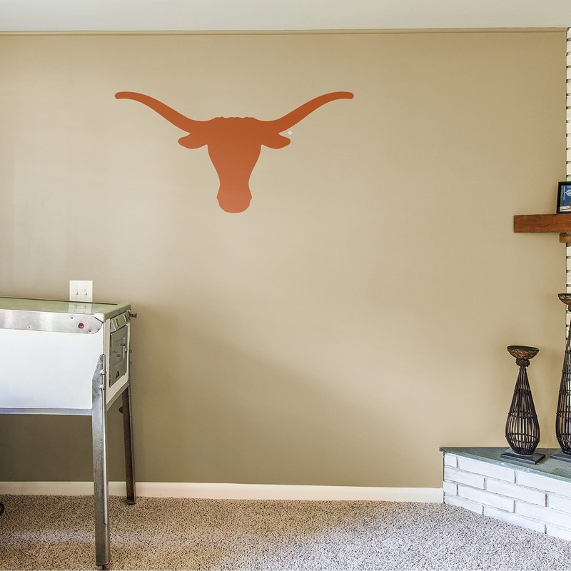 Texas Longhorns – RealBig Logo Collection – Official NCAA – Reusable Vinyl Wall Decals