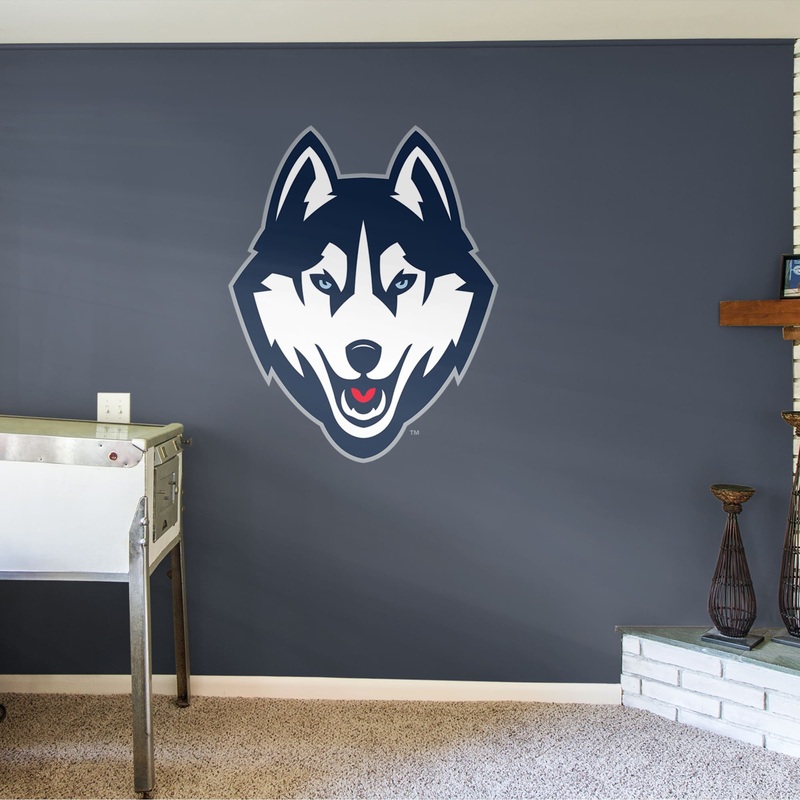 UConn Huskies – RealBig Logo Collection – Official NCAA – Reusable Vinyl Wall Decals