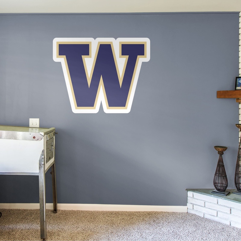 Washington Huskies – RealBig Logo Collection – Official NCAA – Reusable Vinyl Wall Decals