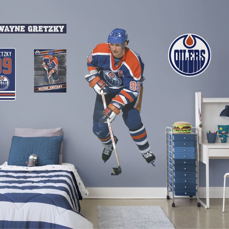 Wayne Gretzky – RealBig Collection – Official NHL – Edmonton Oilers – Reusable Vinyl Wall Decals #2