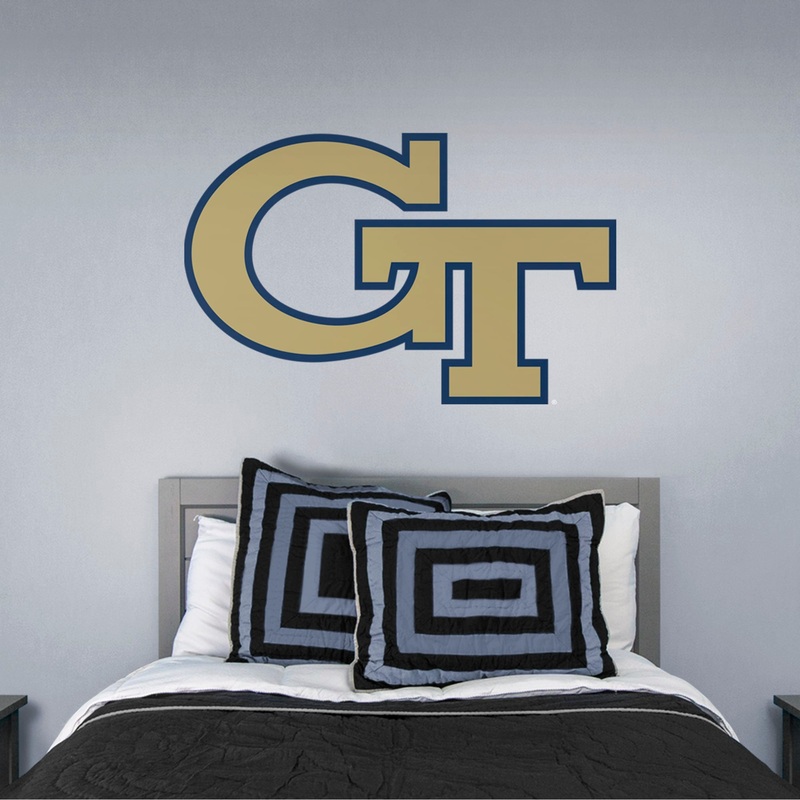 Yellow Jackets Logo – RealBig Logo Collection – Official Georgia Tech – Georgia Tech – Reusable Vinyl Wall Decals
