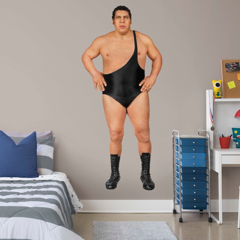 Andre The Giant – RealBig Collection – Official WWE – Reusable Vinyl Wall Decals