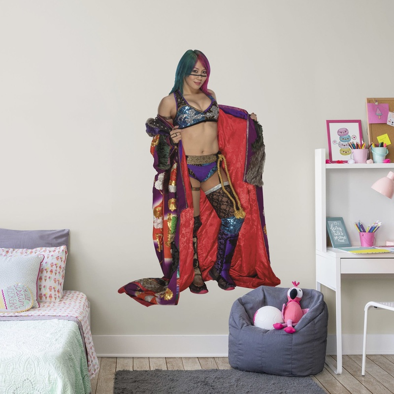 Asuka – RealBig Collection – Official WWE – Reusable Vinyl Wall Decals #1