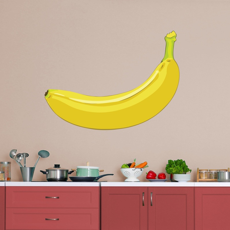 Banana : Illustrated – Removable Vinyl Decal