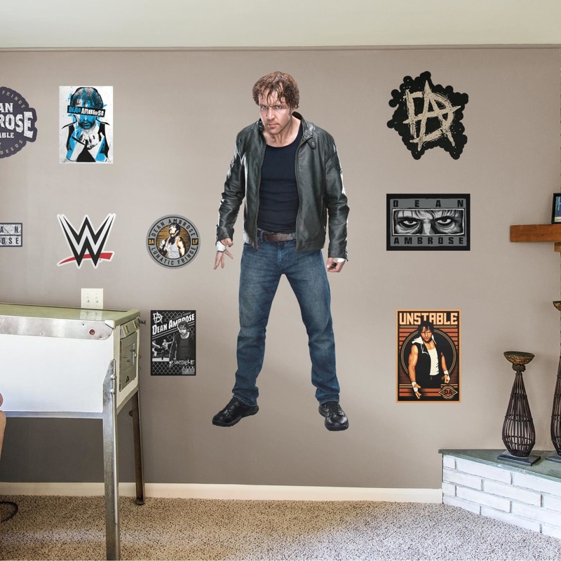 Dean Ambrose – RealBig Collection – Official WWE – Reusable Vinyl Wall Decals