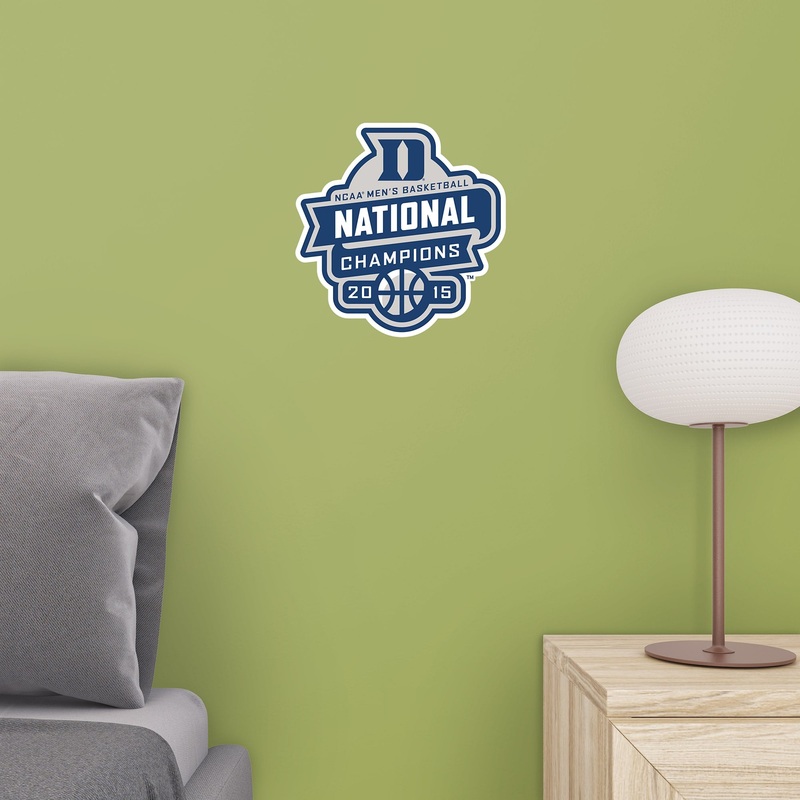Duke Blue Devils – RealBig 2015 NCAA Men’s Basketball Champs Logo Collection – Official NCAA – Reusable Vinyl Wall Decals