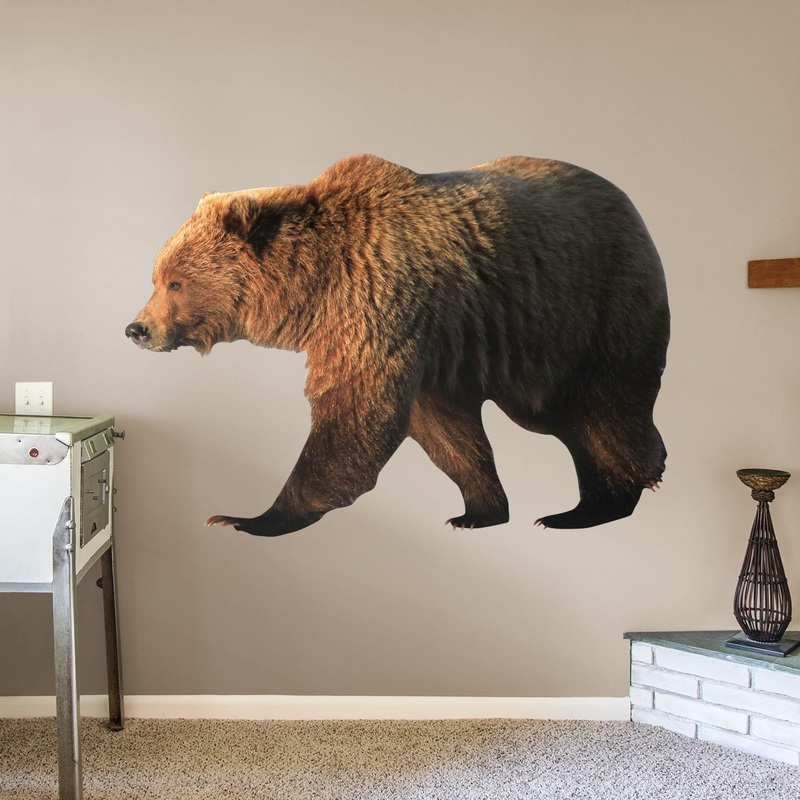 Grizzly Bear – Removable Vinyl Decal