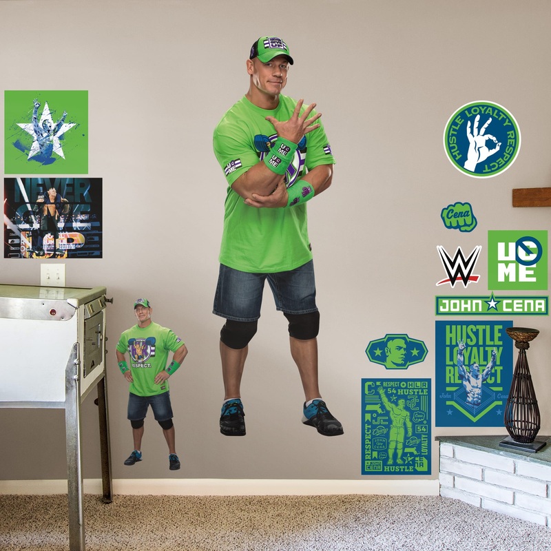 John Cena – RealBig Collection – Official WWE – Reusable Vinyl Wall Decals #1