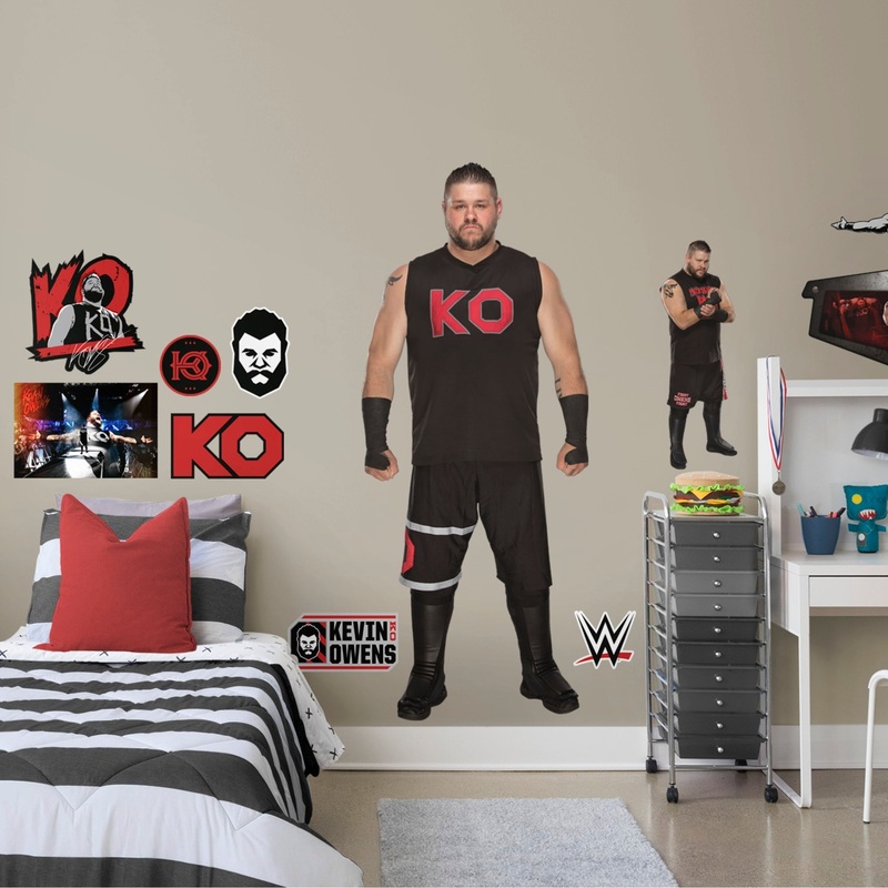 Kevin Owens – RealBig Collection – Official WWE – Reusable Vinyl Wall Decals