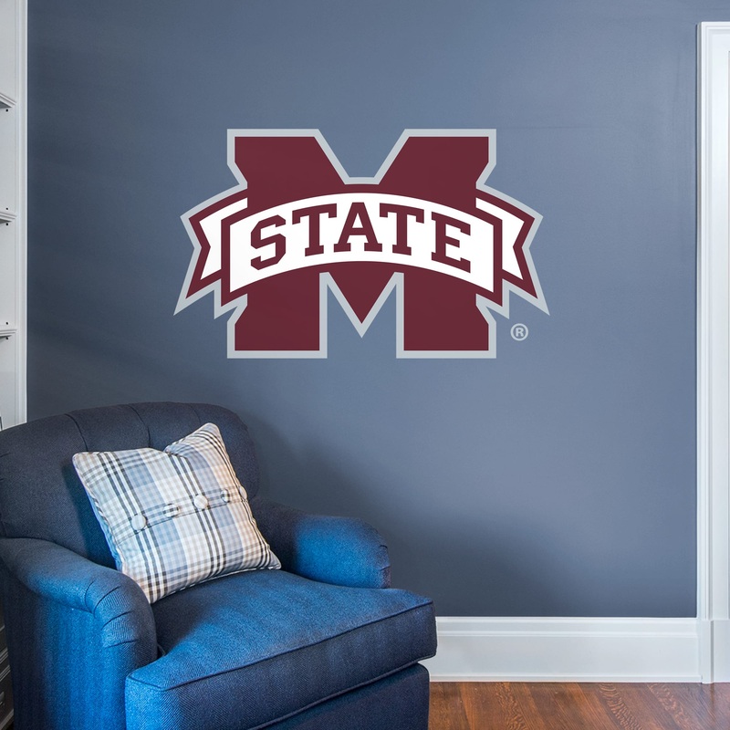 Mississippi State Bulldogs – RealBig Logo Collection – Official NCAA – Reusable Vinyl Wall Decals