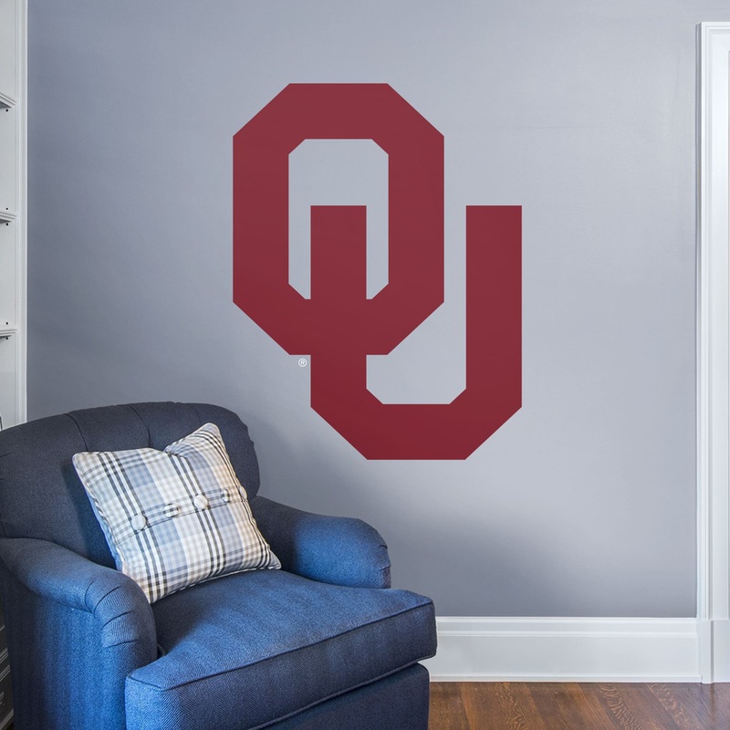 Oklahoma Sooners – RealBig Logo Collection – Official NCAA – Reusable Vinyl Wall Decals