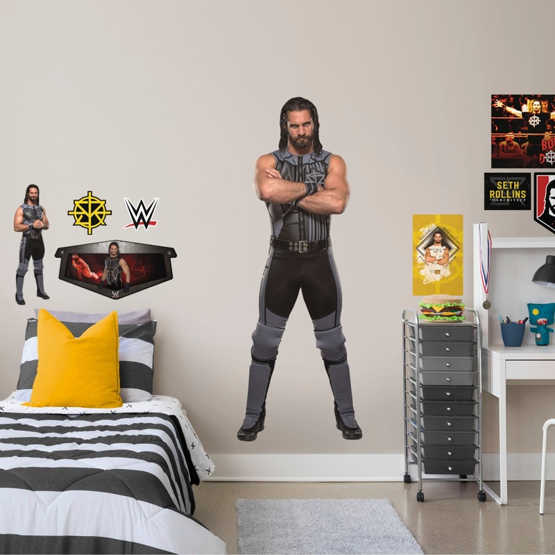 Seth Rollins – RealBig Collection – Official WWE – Reusable Vinyl Wall Decals #1