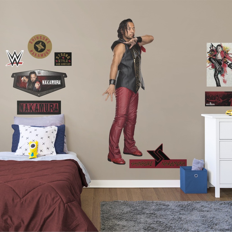 Shinsuke Nakamura – RealBig Collection – Official WWE – Reusable Vinyl Wall Decals
