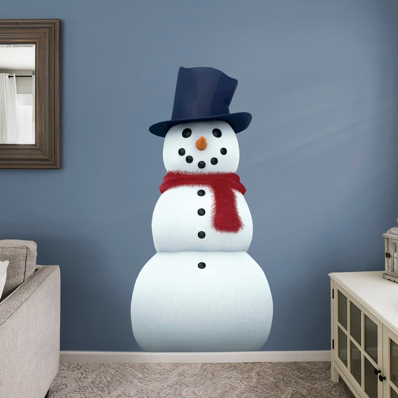 Snowman – Removable Vinyl Decal