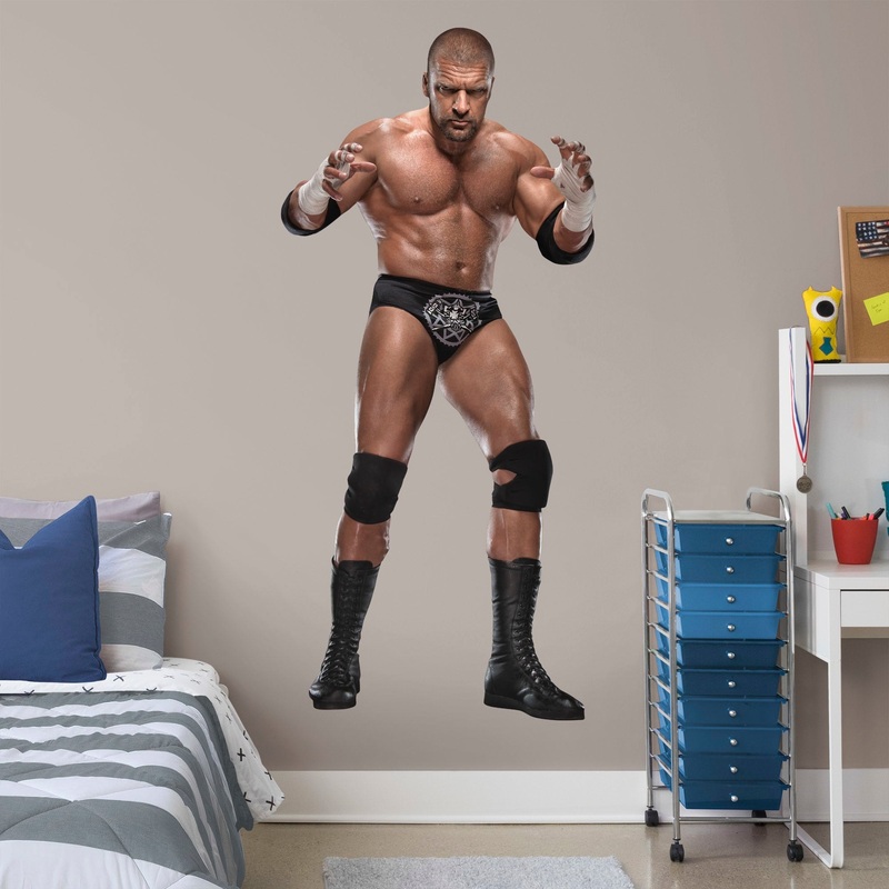 Triple H – RealBig Collection – Official WWE – Reusable Vinyl Wall Decals