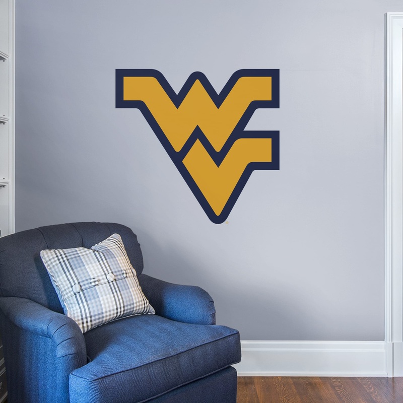 West Virginia Mountaineers – RealBig Logo Collection – Official NCAA – Reusable Vinyl Wall Decals