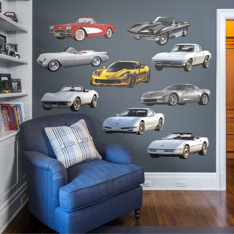 Chevrolet: Corvette Generations Collection – Officially Licensed Removable Wall Decal