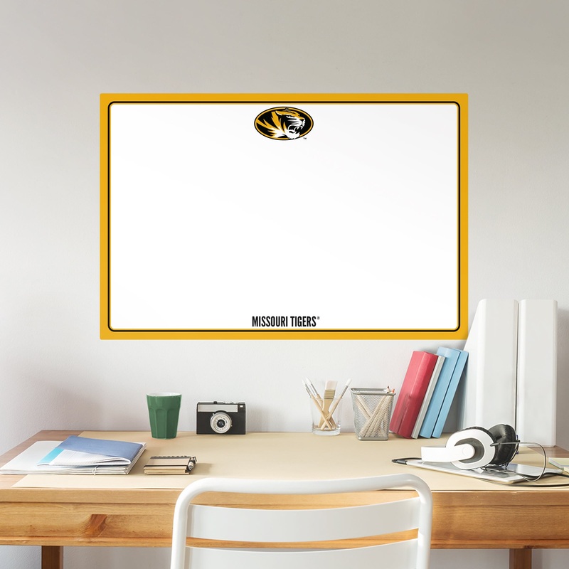 Missouri Tigers – Dry Erase Whiteboard – Official NCAA – Reusable Vinyl Wall Decal